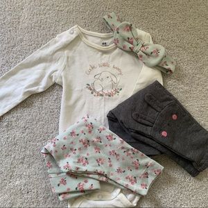H&M Baby Girl Outfit Bundle